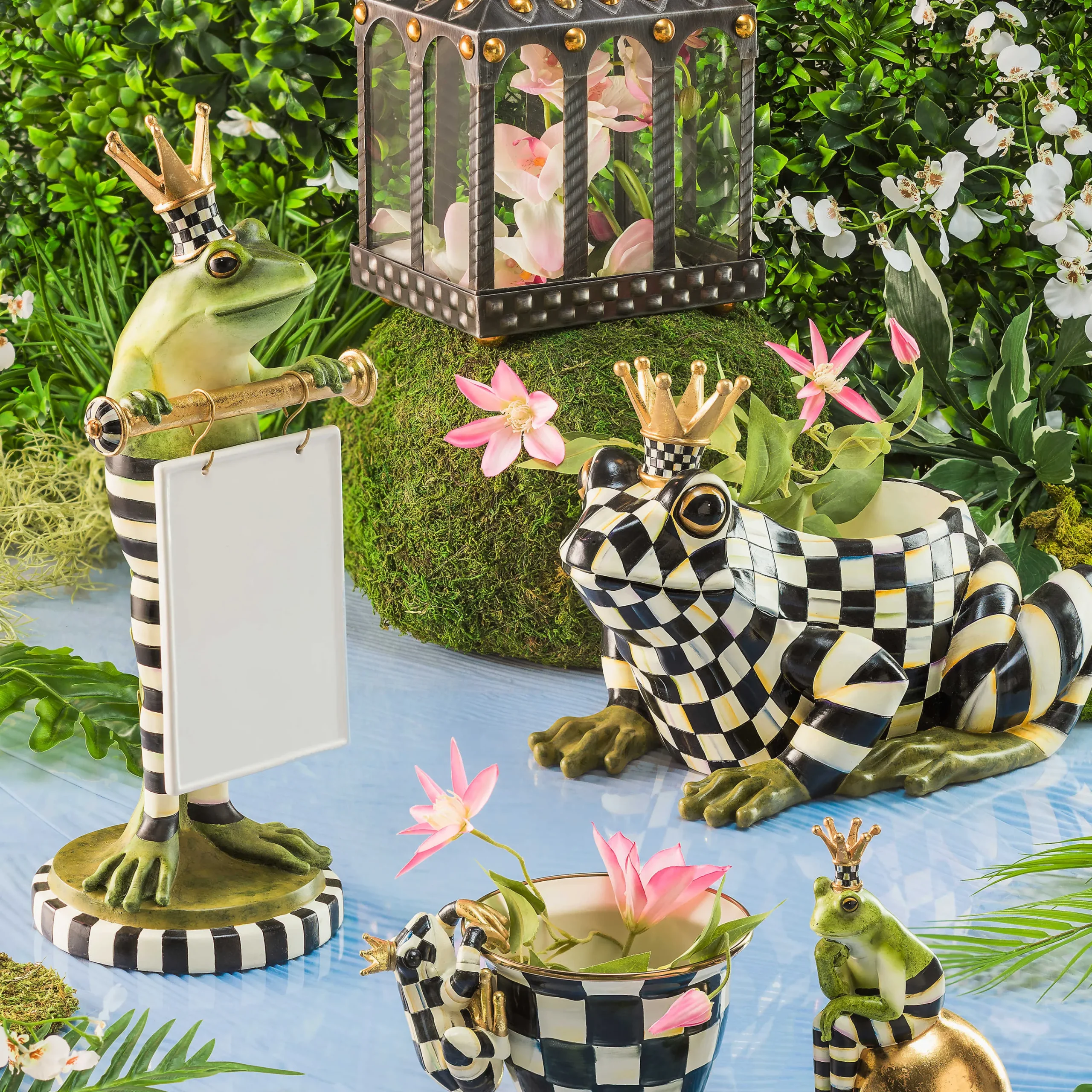 MacKenzie-Childs Fergal the Frog Planter| Outdoor
