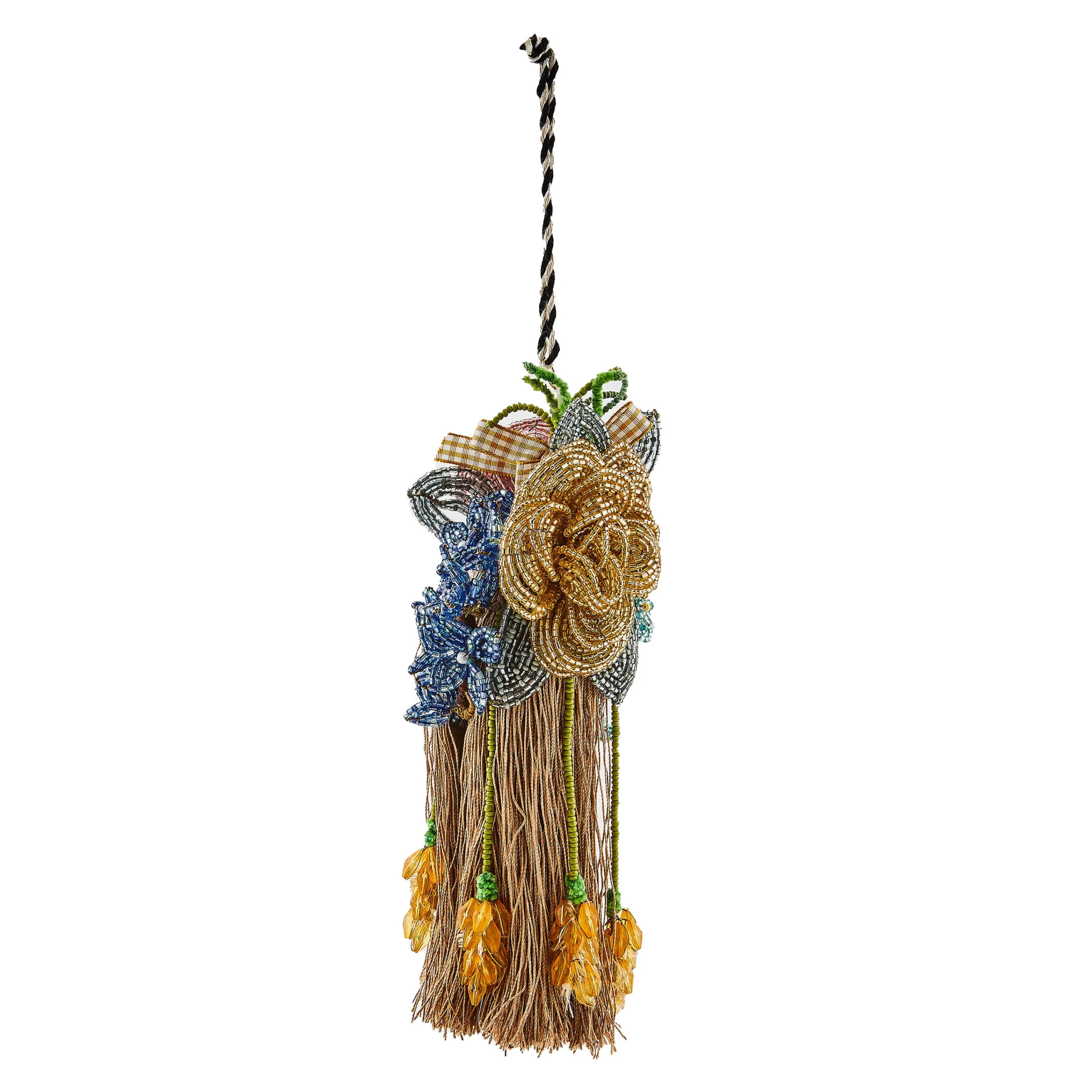 MacKenzie-Childs Field Study Beaded Tassel| Finishing Touches|Room Accents