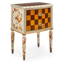 MacKenzie-Childs Field Study Check Accent Chest| Storage Furniture|Living Room