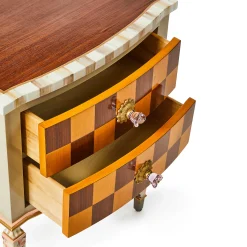 MacKenzie-Childs Field Study Check Accent Chest| Storage Furniture|Living Room