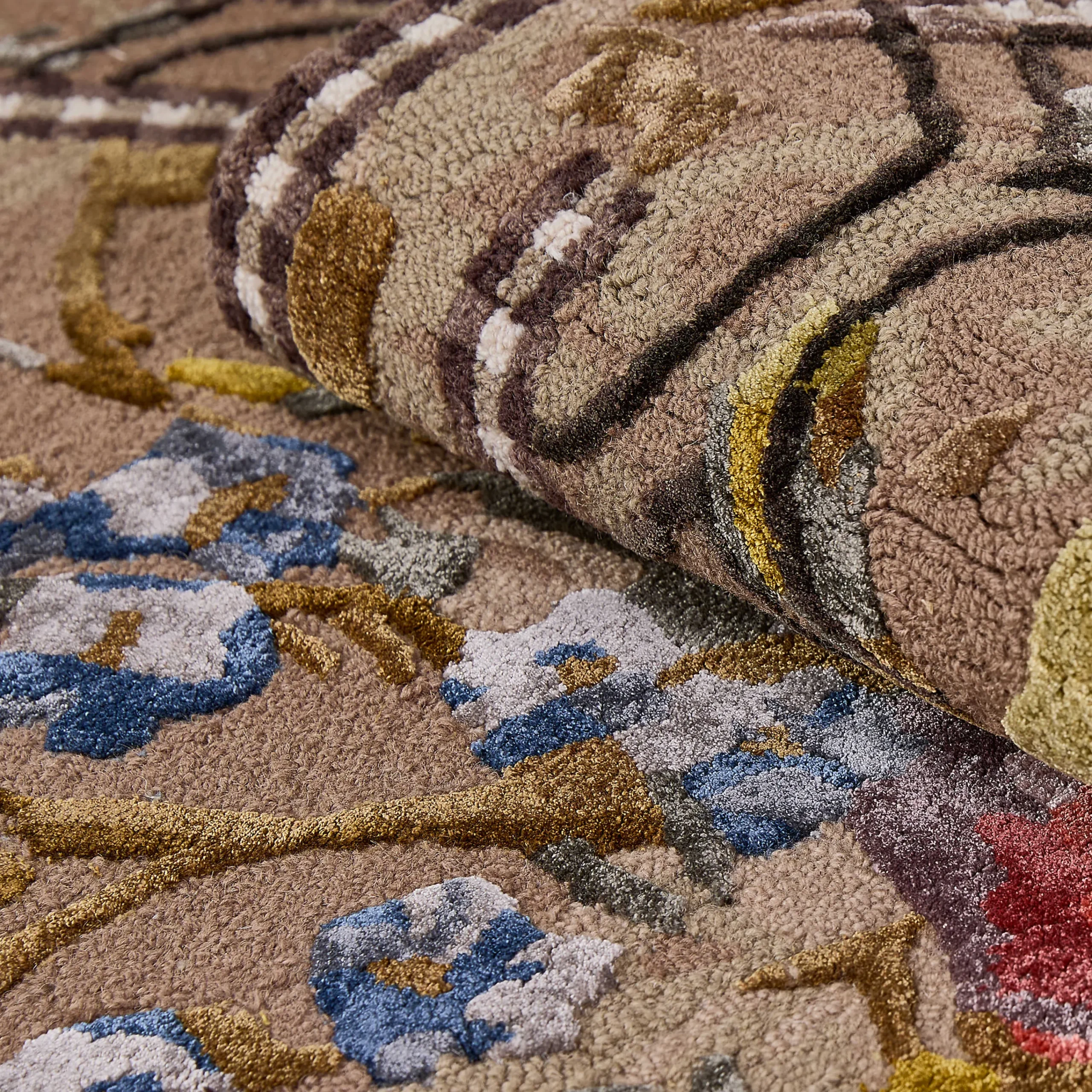 MacKenzie-Childs Field Study Floral 6' Octagon Rug| Rugs