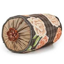 MacKenzie-Childs Field Study Floral Beaded Bolster| Pillows, Throws, & Cushions