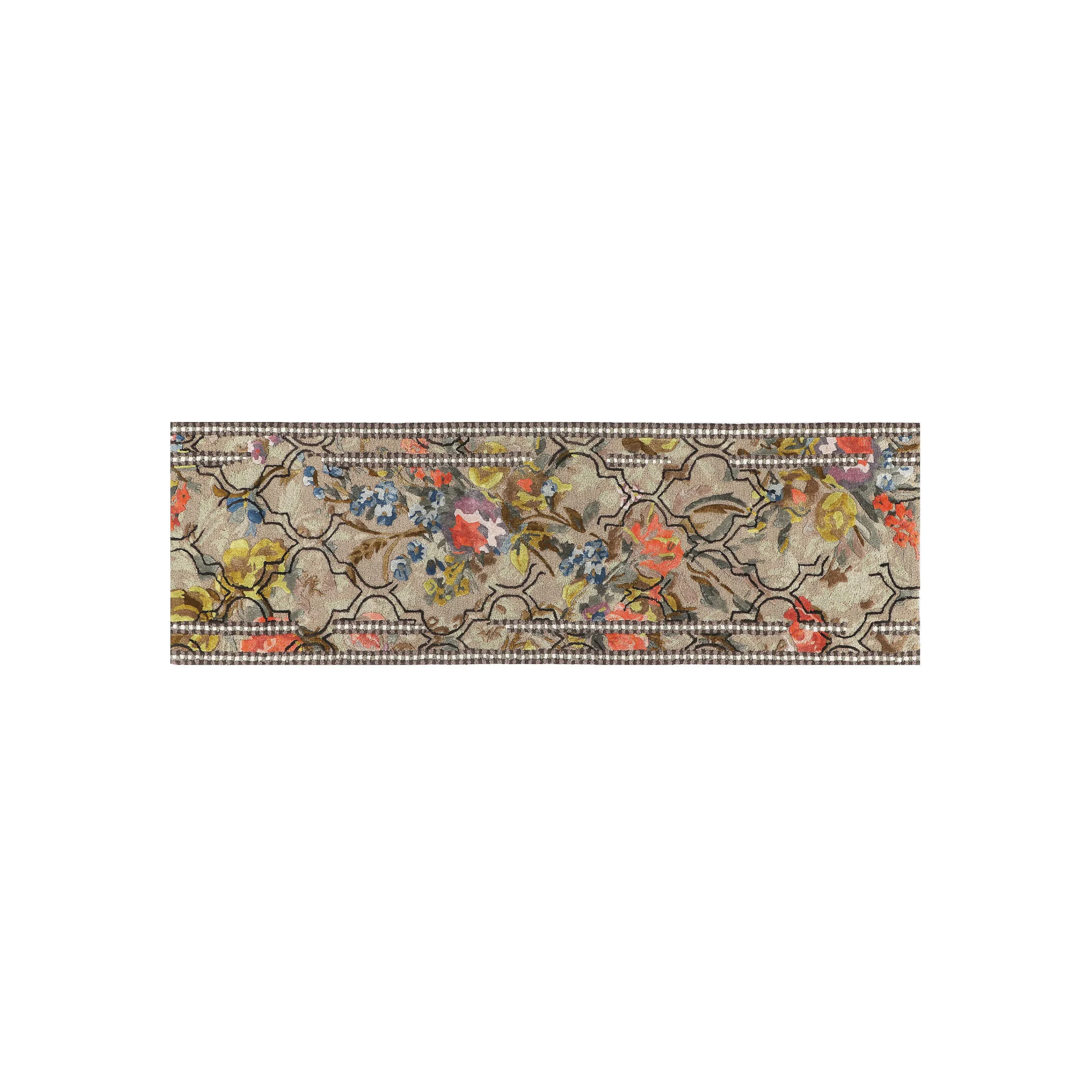 MacKenzie-Childs Field Study Floral 2'6x 8' Runner Rug| Rugs