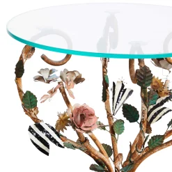 MacKenzie-Childs Field Study Round Accent Table| Living Room