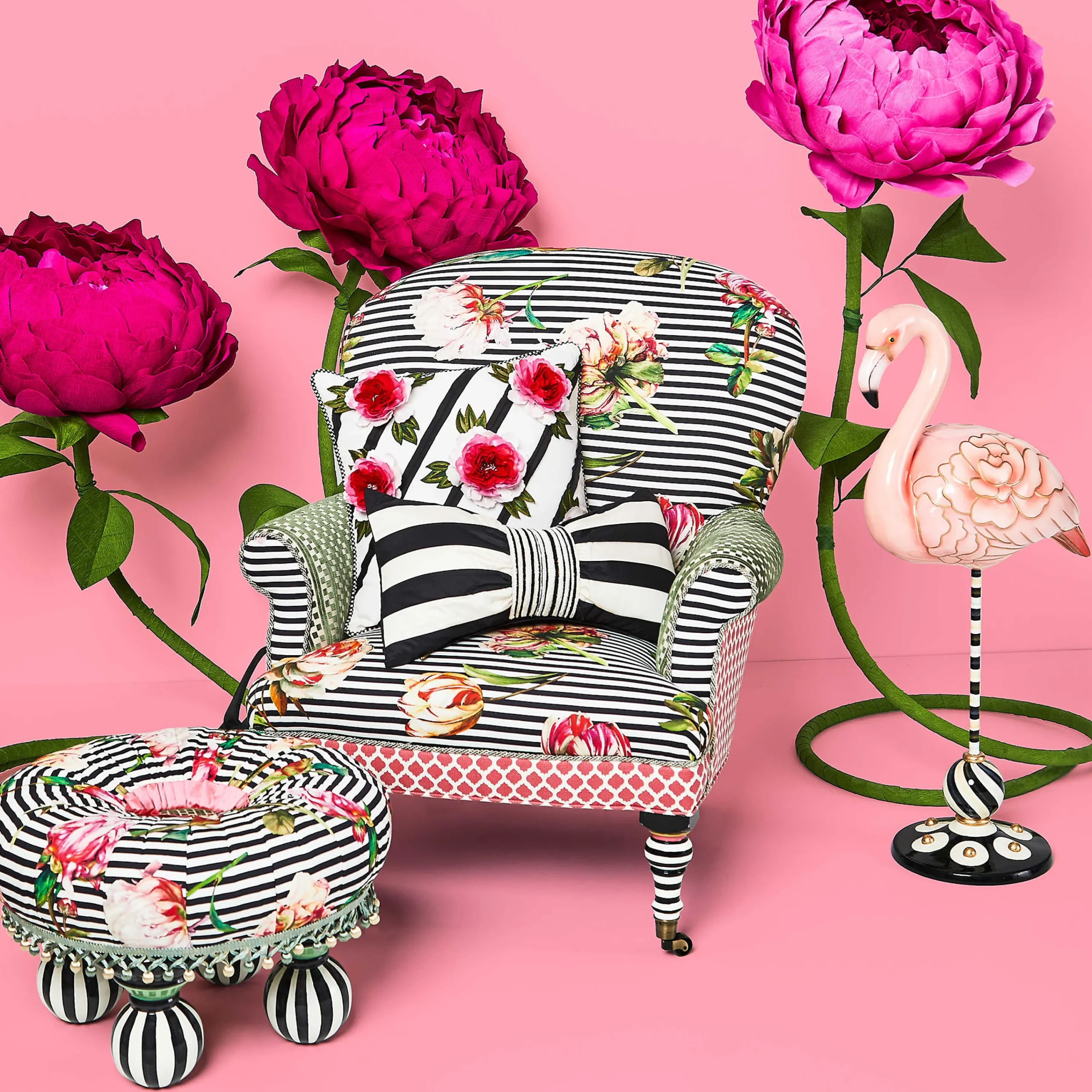 MacKenzie-Childs Flamingo Figure| Easter|Spring
