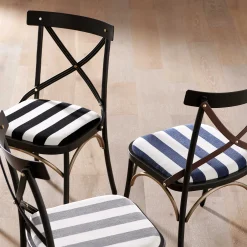 MacKenzie-Childs Flatiron Black Stripe Dining Chair| Dining Room & Kitchen