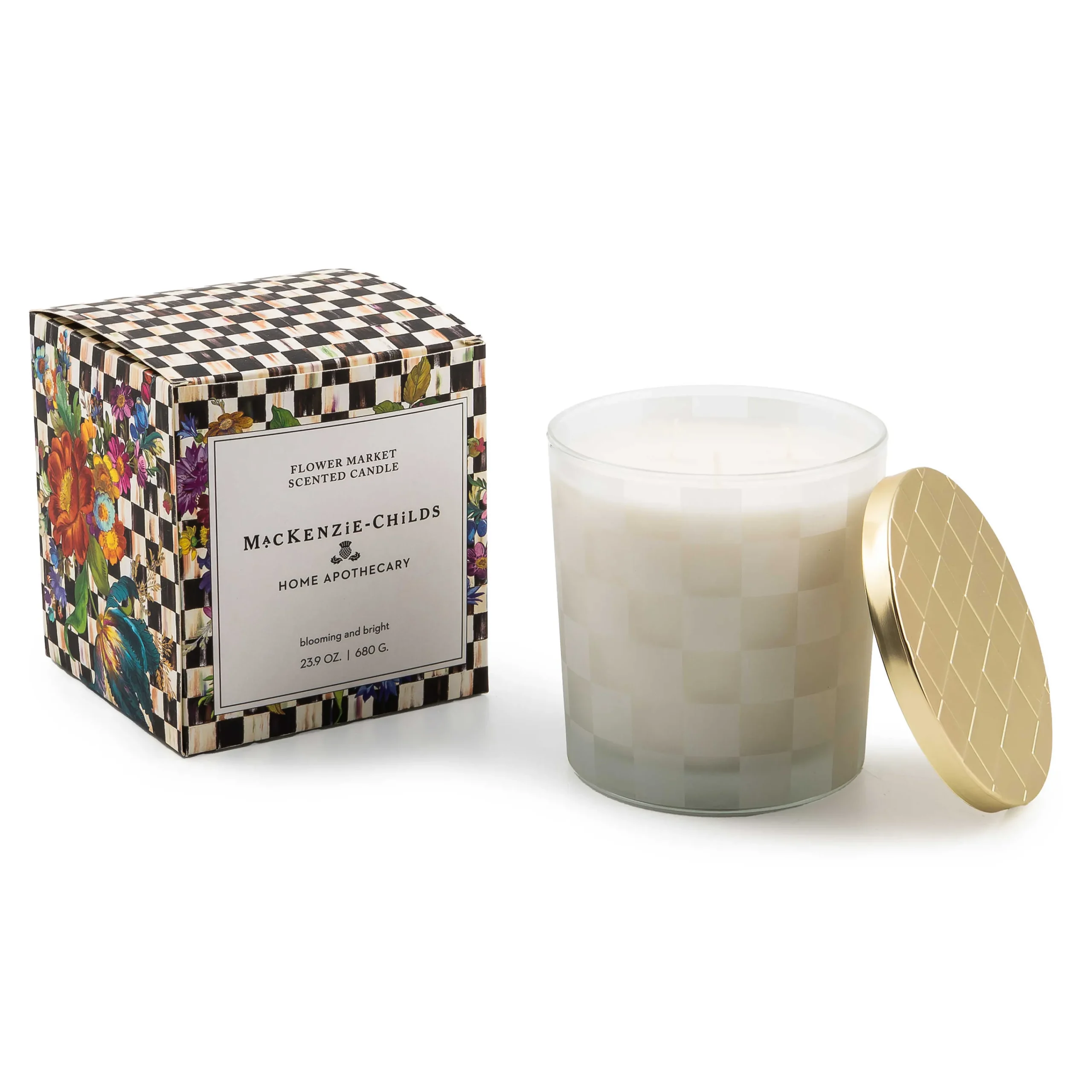 MacKenzie-Childs Flower Market 23 oz. Candle| Candles & Fragrances|Bath & Bath Accessories