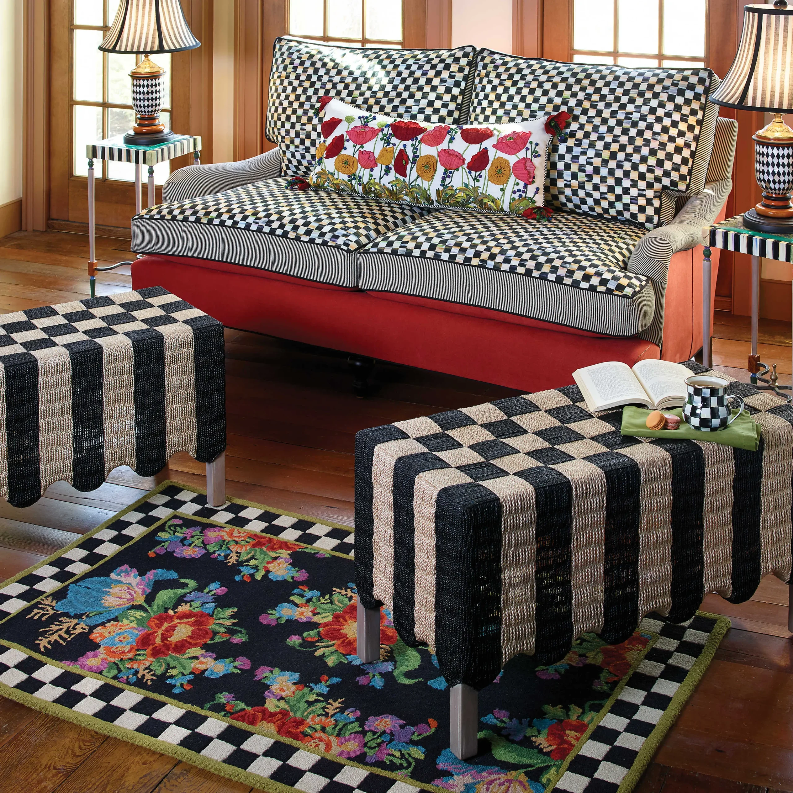 MacKenzie-Childs Flower Market 5' x 8' Rug| Rugs