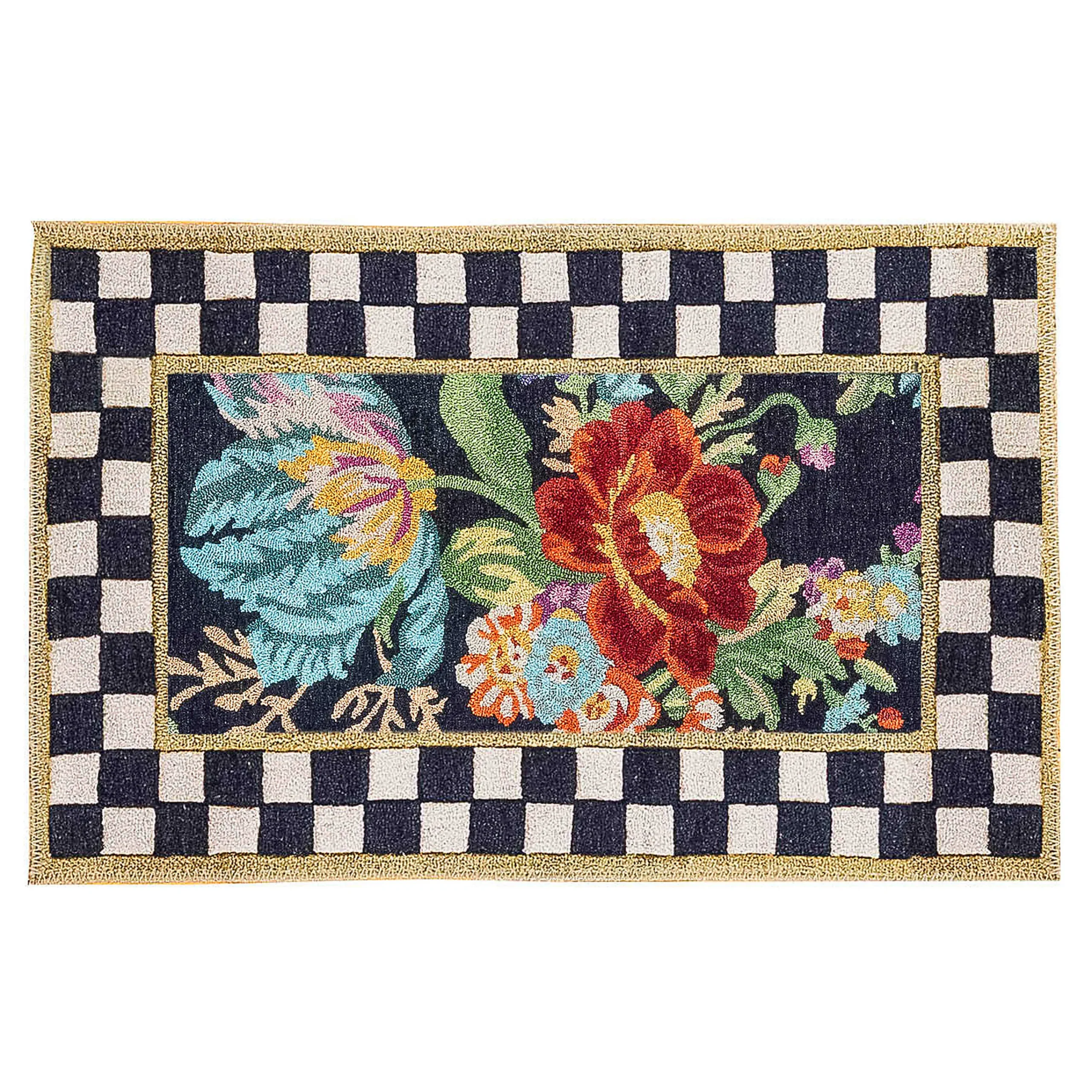MacKenzie-Childs Flower Market 2' x 3' Washable Rug| Rugs