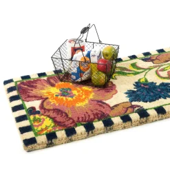 MacKenzie-Childs Flower Market Double Door Entrance Mat| Outdoor|Rugs