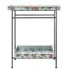 MacKenzie-Childs Flower Market Galvanized Outdoor Butler| Storage Furniture|Outdoor