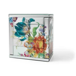 MacKenzie-Childs Flower Market Reflections Jewelry Armoire| Room Accents