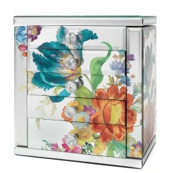 MacKenzie-Childs Flower Market Reflections Jewelry Armoire| Room Accents