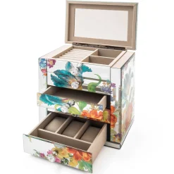 MacKenzie-Childs Flower Market Reflections Jewelry Armoire| Room Accents