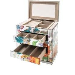 MacKenzie-Childs Flower Market Reflections Jewelry Armoire| Room Accents