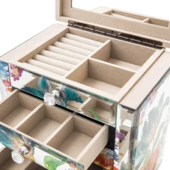 MacKenzie-Childs Flower Market Reflections Jewelry Armoire| Room Accents