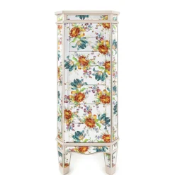 MacKenzie-Childs Flower Market Reflections Standing Jewelry Armoire| Storage Furniture|Room Accents