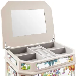 MacKenzie-Childs Flower Market Reflections Standing Jewelry Armoire| Storage Furniture|Room Accents