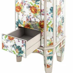 MacKenzie-Childs Flower Market Reflections Standing Jewelry Armoire| Storage Furniture|Room Accents