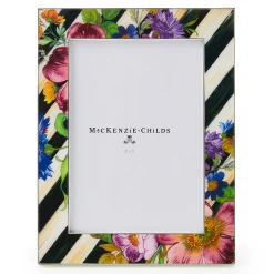 MacKenzie-Childs Flower Market Silver Plated 5x7 Frame| Room Accents