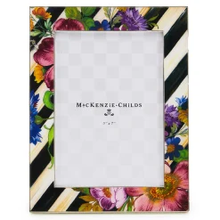 MacKenzie-Childs Flower Market Silver Plated 5x7 Frame| Room Accents