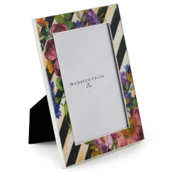MacKenzie-Childs Flower Market Silver Plated 5x7 Frame| Room Accents