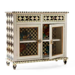 MacKenzie-Childs Flower Market Small Cabinet| Living Room