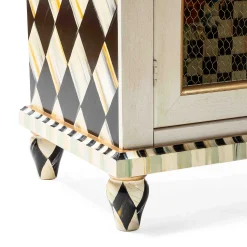 MacKenzie-Childs Flower Market Small Cabinet| Living Room