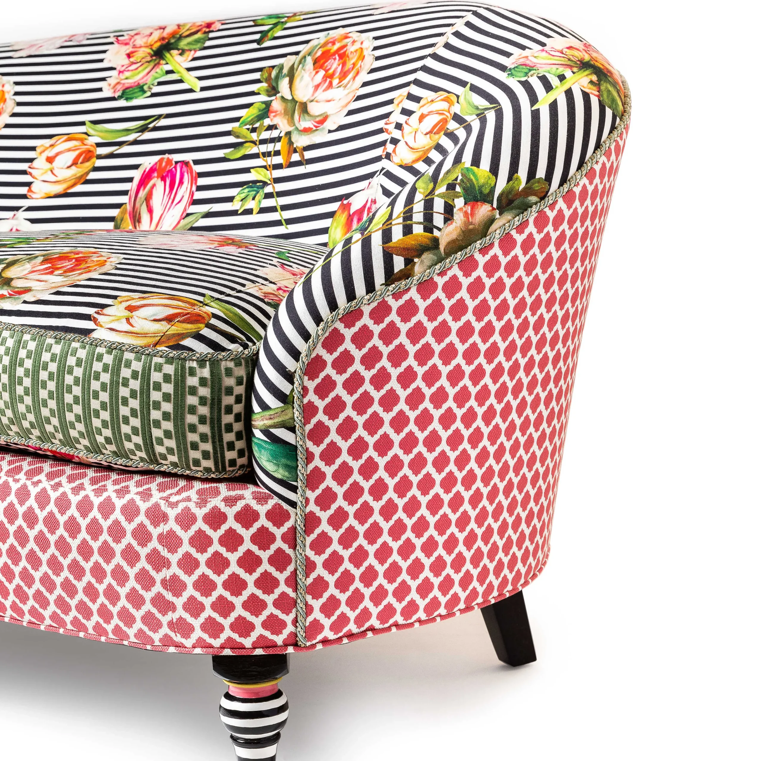 MacKenzie-Childs Flower Show Loveseat| Living Room