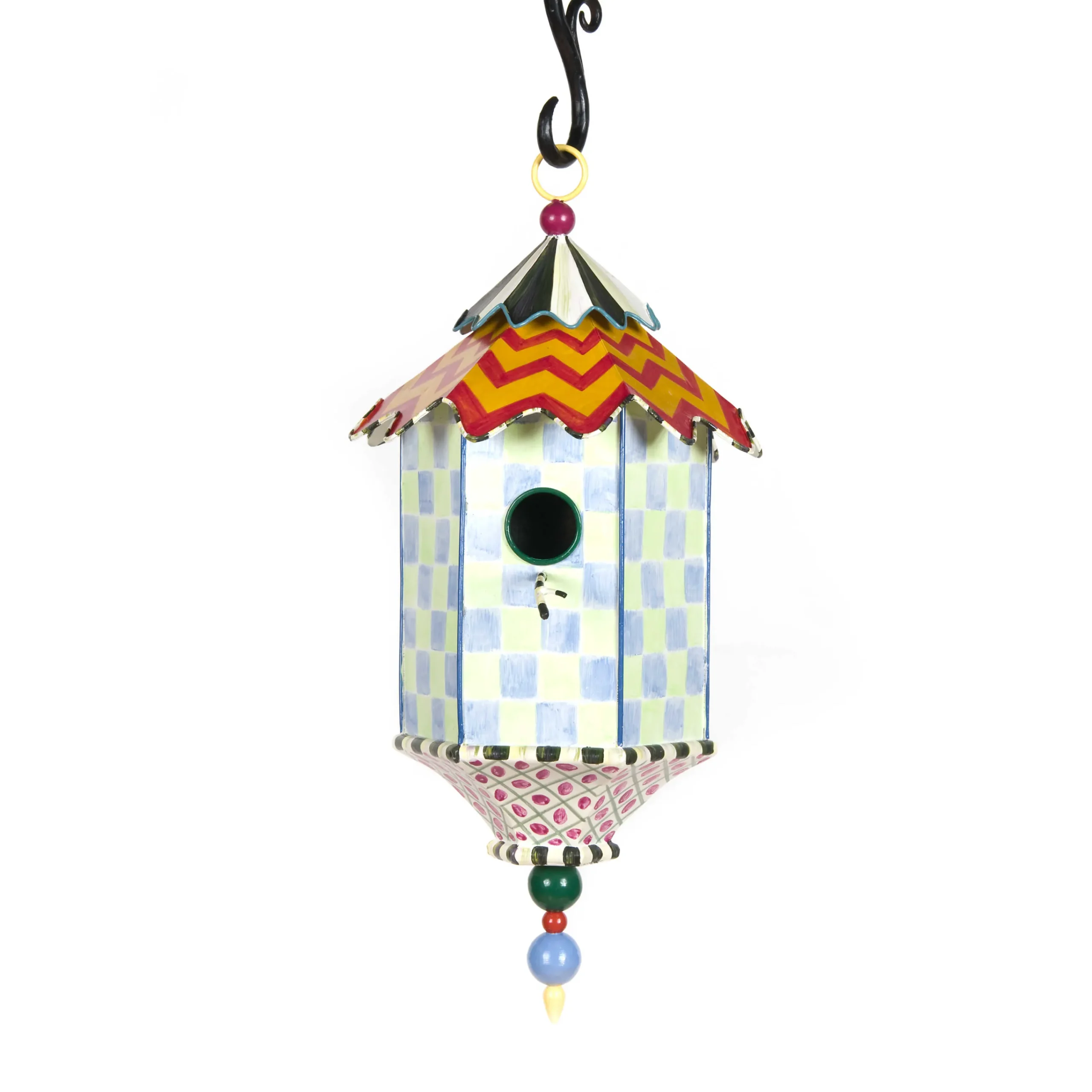 MacKenzie-Childs Flyer's Folly Birdhouse| Spring|Outdoor