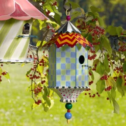 MacKenzie-Childs Flyer's Folly Birdhouse| Spring|Outdoor