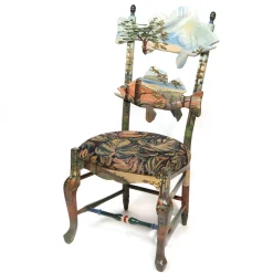 MacKenzie-Childs Forest Fish Chair| Dining Room & Kitchen