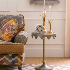 MacKenzie-Childs Foundry Accent Table| Living Room