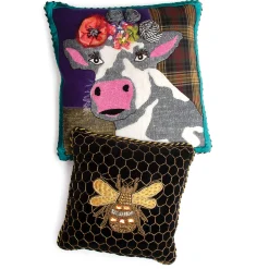MacKenzie-Childs Frida Cowlo Throw Pillow| Pillows, Throws, & Cushions