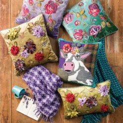 MacKenzie-Childs Frida Cowlo Throw Pillow| Pillows, Throws, & Cushions