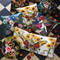 MacKenzie-Childs Frida Cowlo Throw Pillow| Pillows, Throws, & Cushions