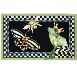 MacKenzie-Childs Frog and Bee 3' x 5' Rug| Rugs
