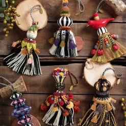 MacKenzie-Childs Frog Ceramic Tassel| Finishing Touches|Room Accents