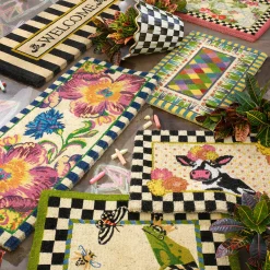 MacKenzie-Childs Frog Entrance Mat| Outdoor|Rugs