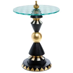 MacKenzie-Childs Gambit Accent Table| Living Room