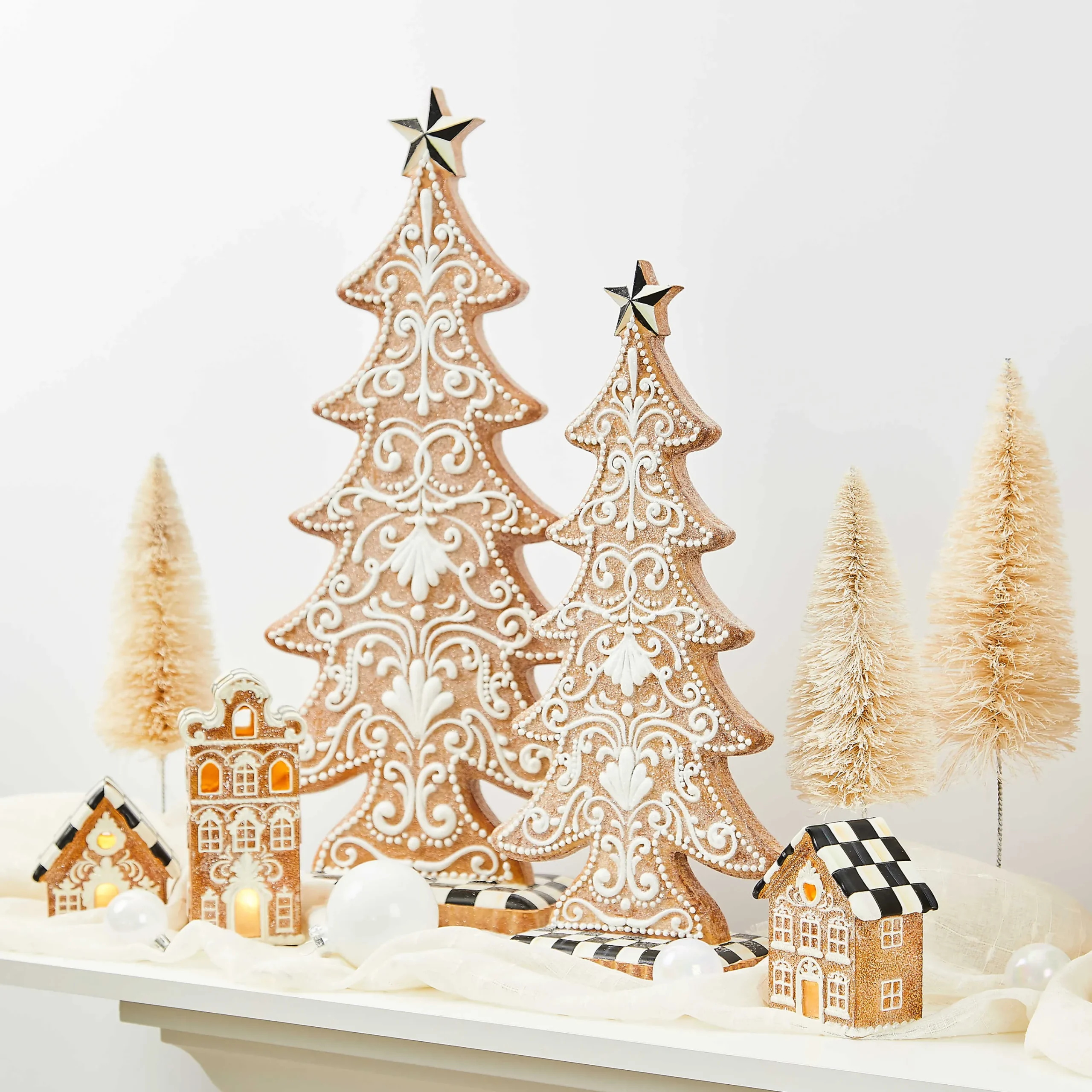 MacKenzie-Childs Gingerbread Cookie Large Tree| Holiday|Room Accents