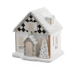 MacKenzie-Childs Gingerbread Illuminated Cottage| Holiday|Room Accents