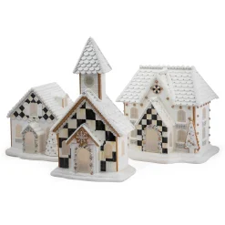 MacKenzie-Childs Gingerbread Illuminated Cottage| Holiday|Room Accents