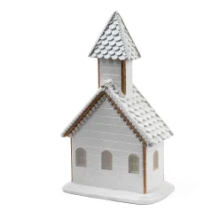 MacKenzie-Childs Gingerbread Illuminated Church| Holiday|Room Accents