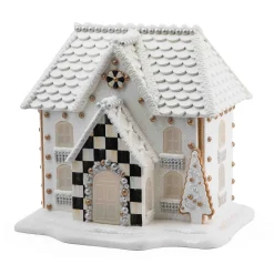 MacKenzie-Childs Gingerbread Illuminated House| Holiday|Room Accents