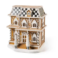 MacKenzie-Childs Gingerbread Illuminated House| Holiday|Room Accents