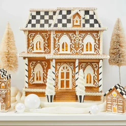 MacKenzie-Childs Gingerbread Illuminated House| Holiday|Room Accents