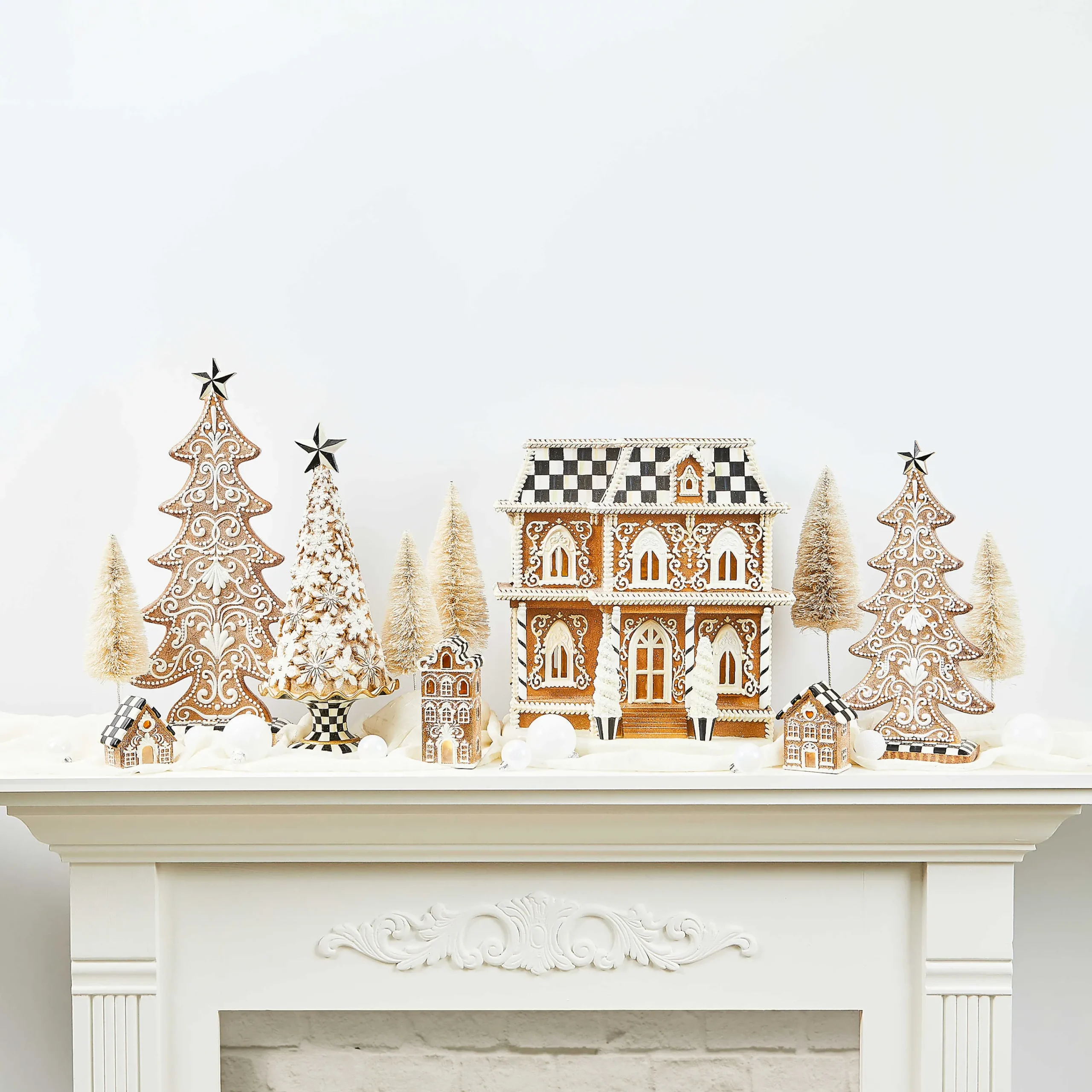 MacKenzie-Childs Gingerbread Snowflake Tree| Holiday|Room Accents