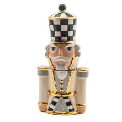 MacKenzie-Childs Glam Up Buckingham Nutcracker Salt  Pepper Set| Holiday|Decor Sets