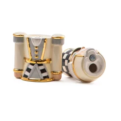 MacKenzie-Childs Glam Up Buckingham Nutcracker Salt  Pepper Set| Holiday|Decor Sets
